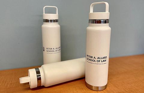 Water bottle with handle