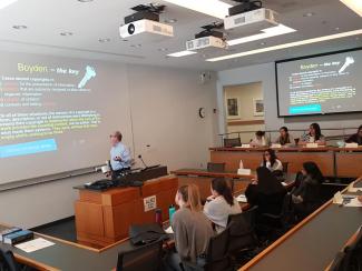 Jon Festinger lecturing at Legal Bootcamp