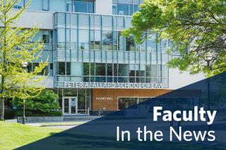 Allard Hall - Faculty in the News