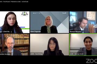 Screenshot of Zoom with 6 participants