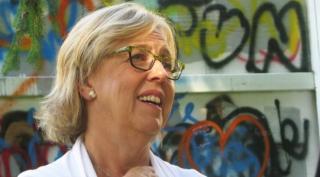 Cropped photo of Elizabeth May