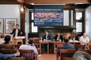 Samuel Beswick presenting