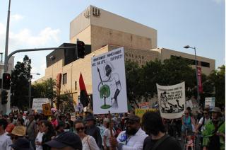 Photo of climate strike activists