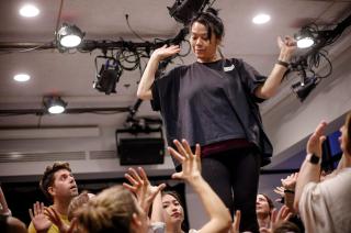 Mamma Mia Rehearsal Photo 