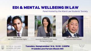 2024 09 03 - EDI & Mental Wellbeing in Law A Panel Discussion - LAW